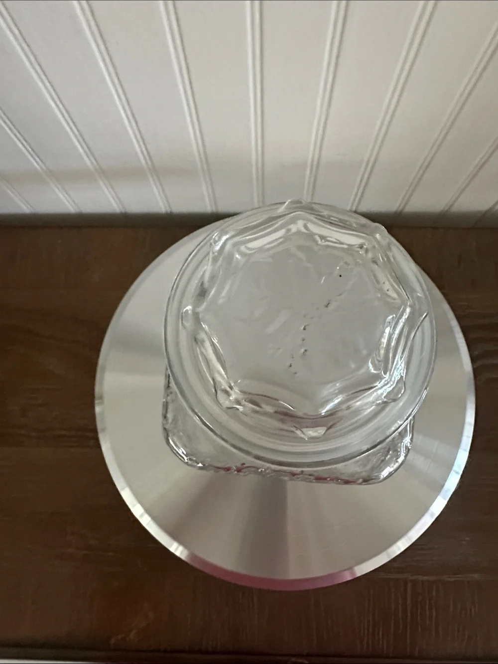 Vintage Princess House Fantasia Collection Glass Canister with Lid